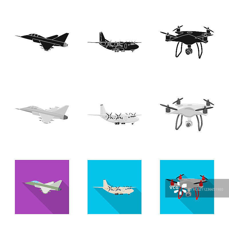 飞机交通运输符号设计图片素材