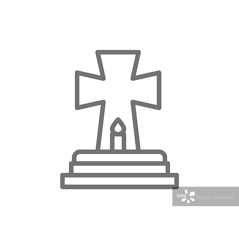 墓碑蜡烛图片素材