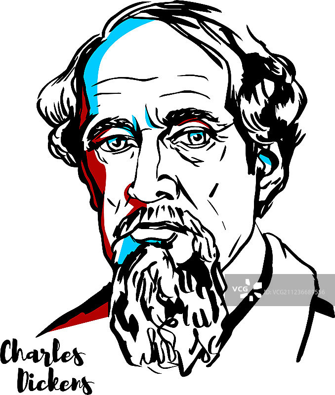 查尔斯·狄更斯图片素材
