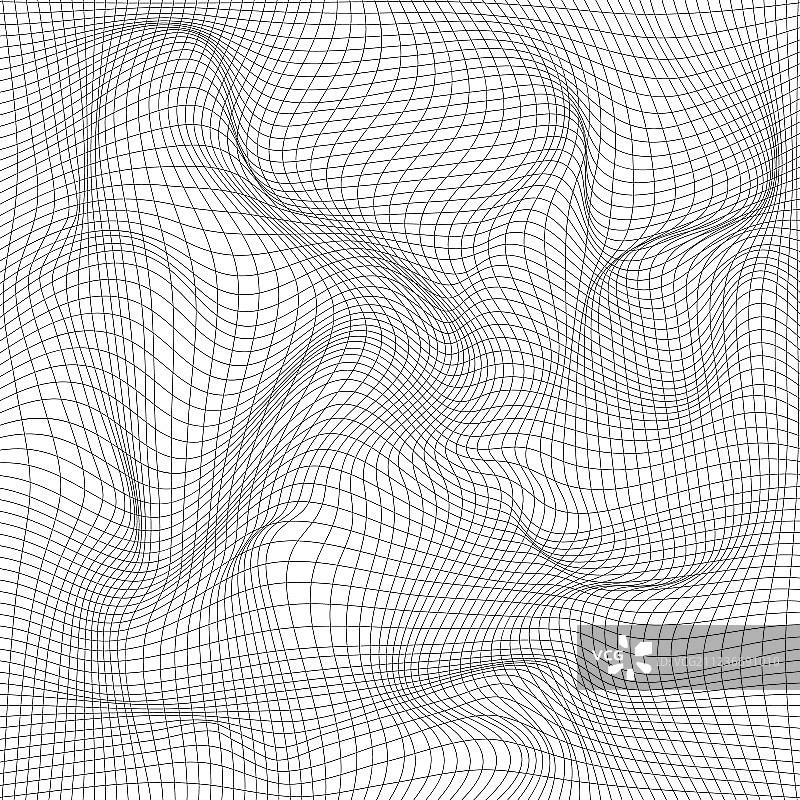 扭曲的单色波浪纹理图片素材