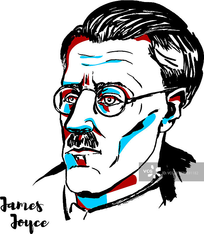 詹姆斯·乔伊斯图片素材