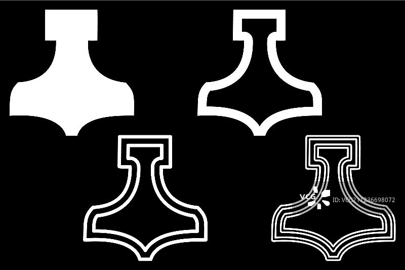 雷神锤图标图片素材