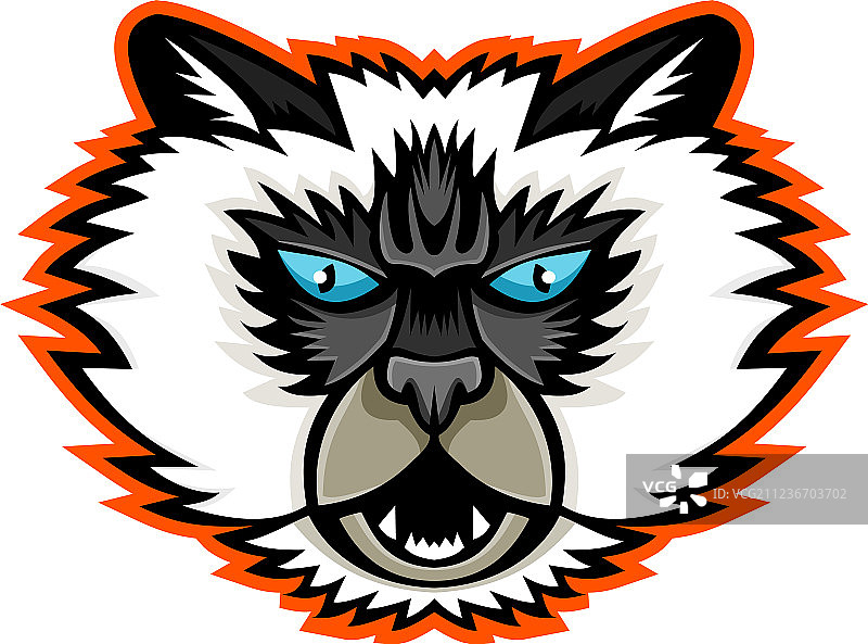 喜马拉雅猫吉祥物图片素材