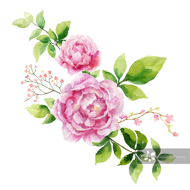 水彩手绘图片素材