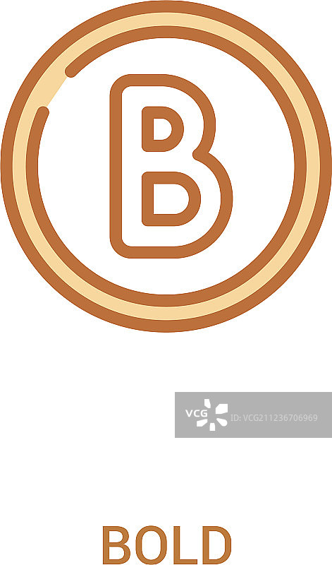 大胆概念双色图标简约线条元素图片素材