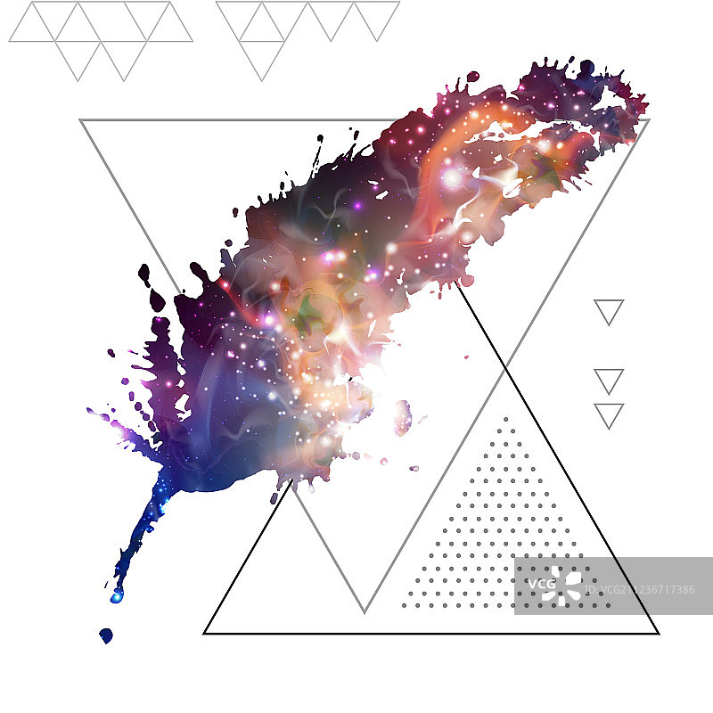 带有背景空间的扁平羽毛图标图片素材