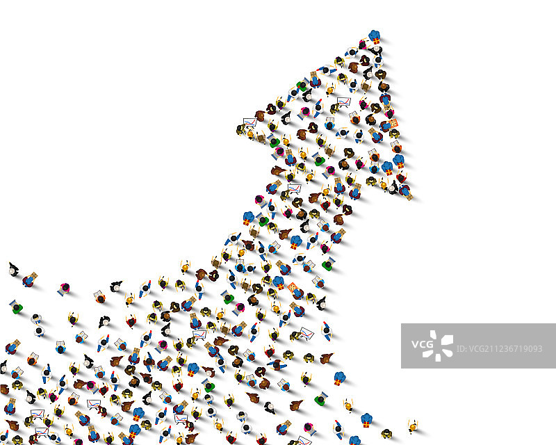 人群造型图片素材