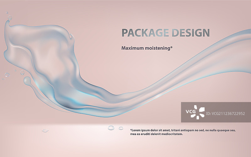 逼真水花飞溅图片素材