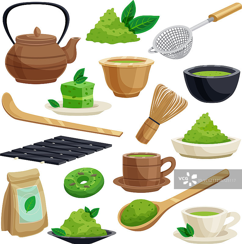 日本茶道图标图片素材