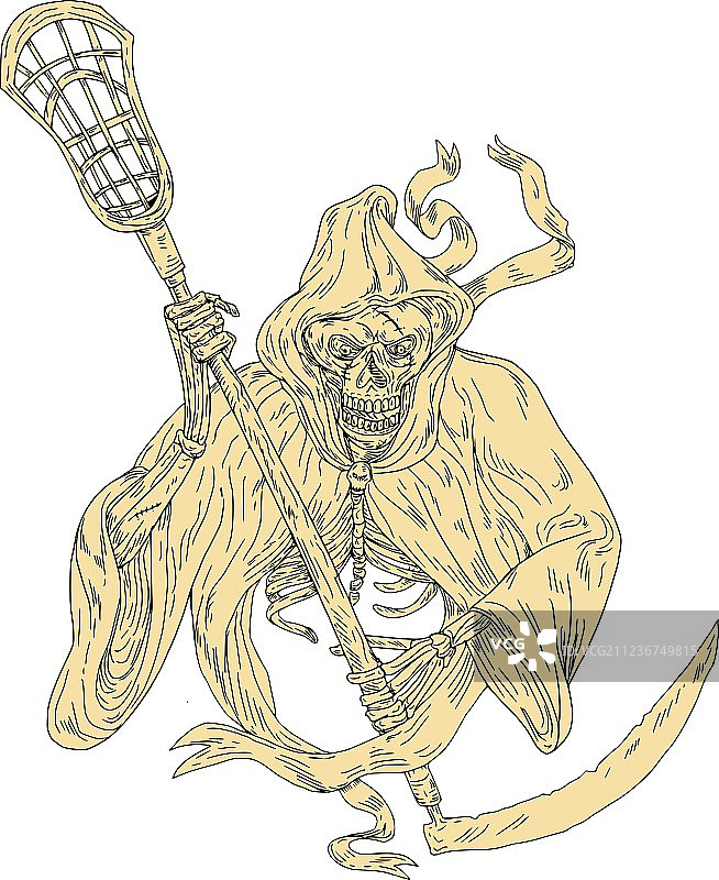 死神棍网球棍绘画图片素材