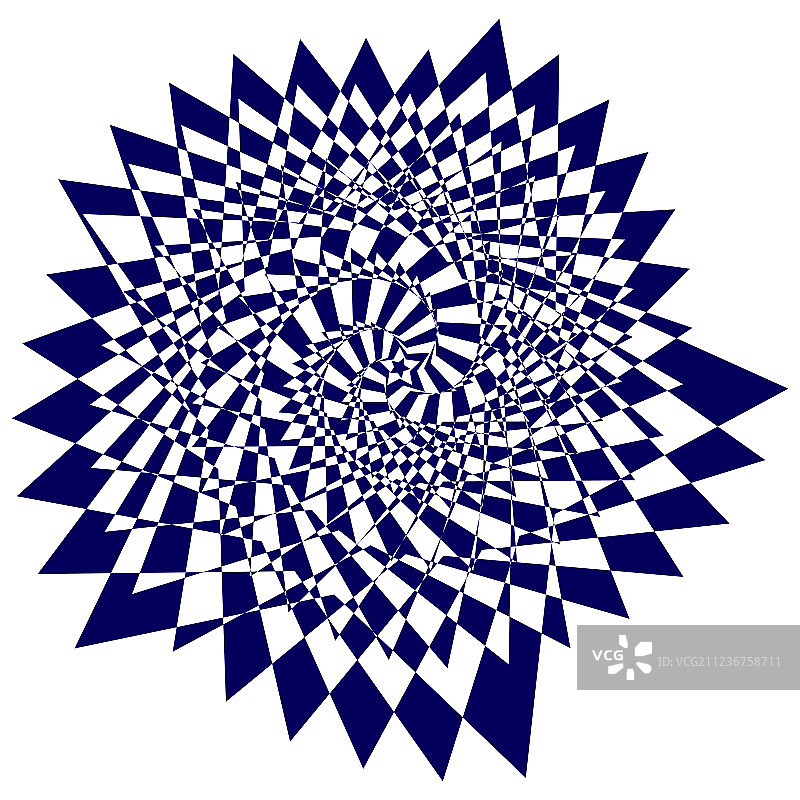 蓝色图案打造的光学效果图片素材
