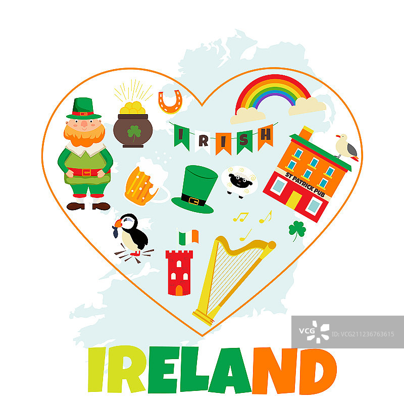 爱尔兰或都柏林之旅素材图片素材