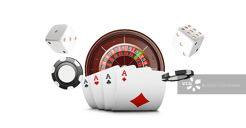 飞舞的扑克牌和筹码赌场背景图片素材