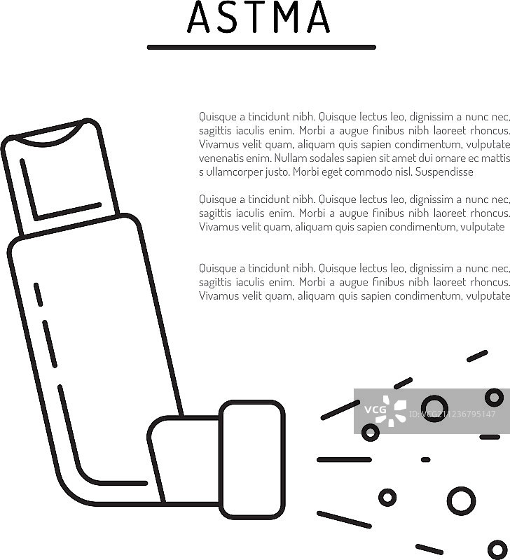 哮喘图标图片素材