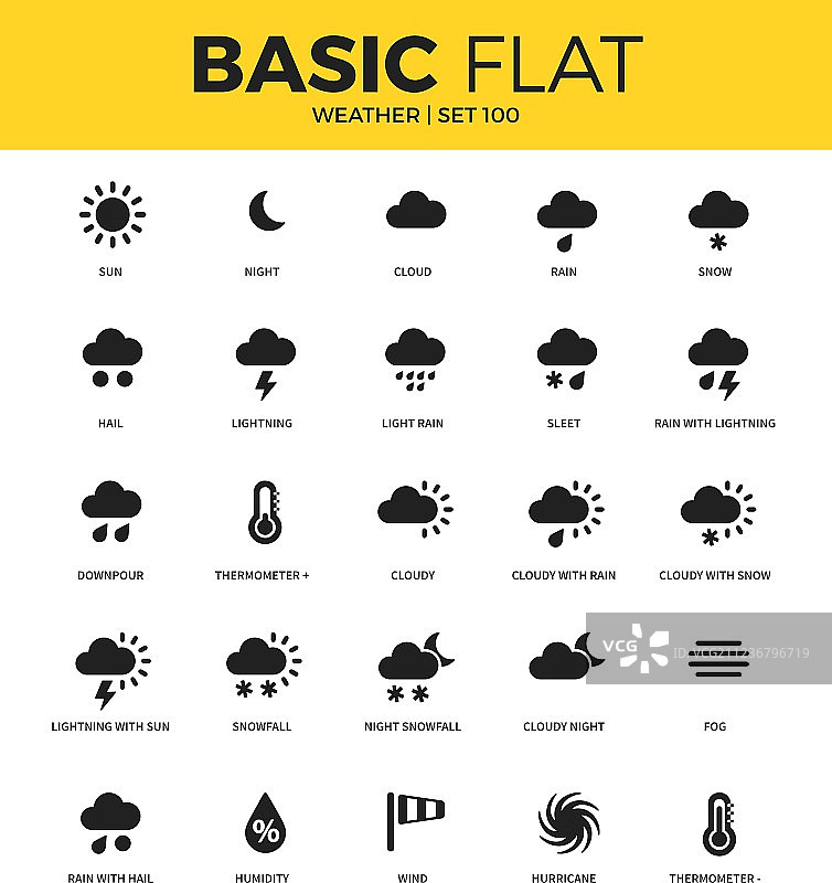 天气奖励图标基本合集图片素材