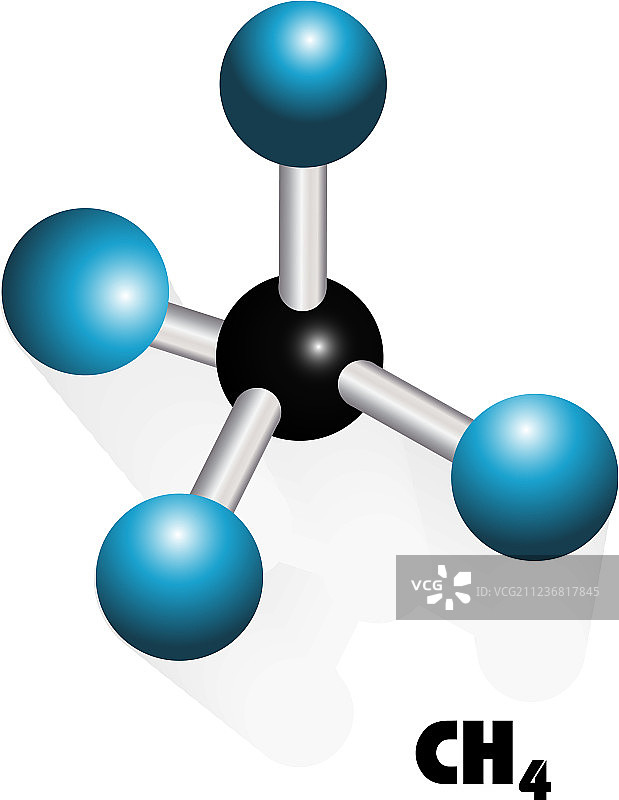 甲烷分子图标图片素材
