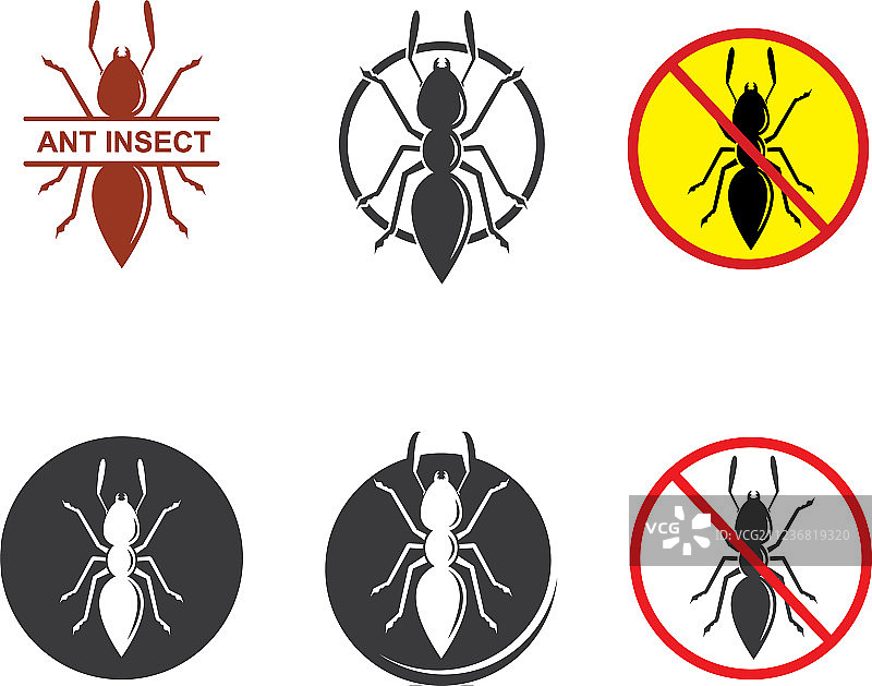 蚂蚁图标设计图片素材