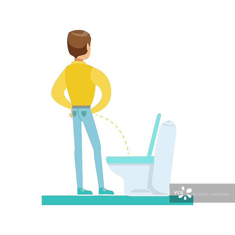 男人在厕所小便图片素材