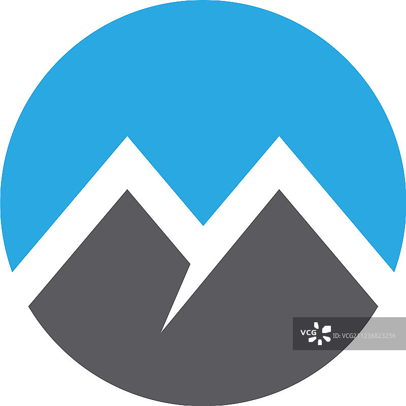 M字母标志模板图片素材