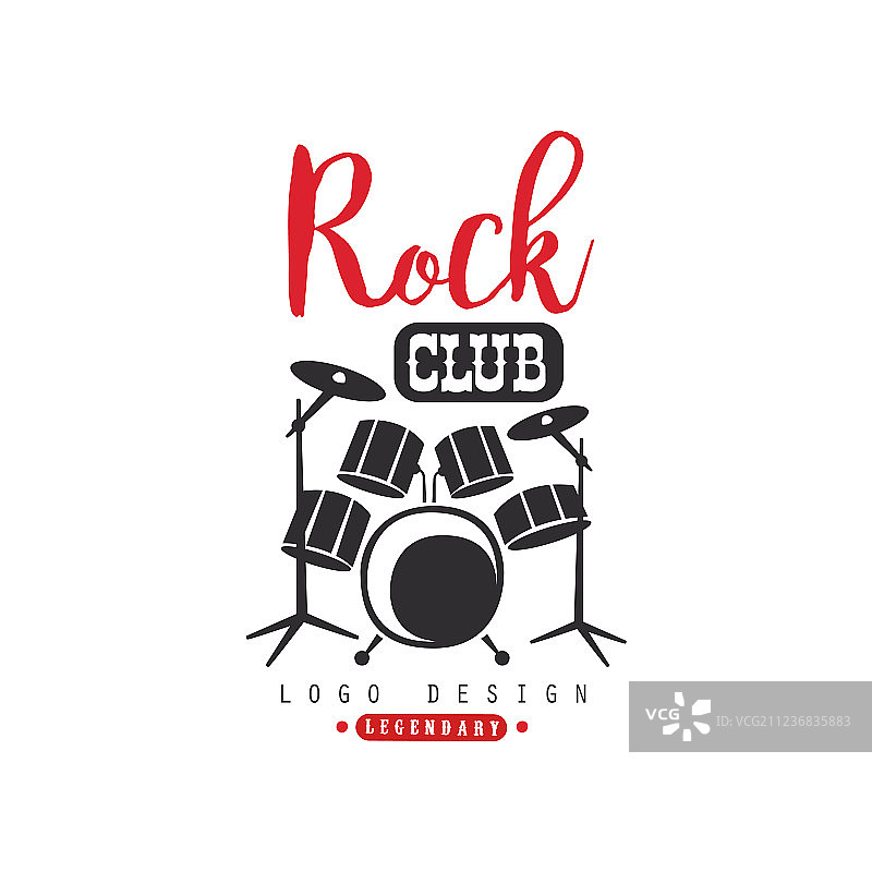 摇滚俱乐部标志设计图片素材