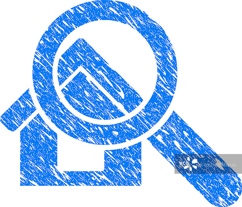 房屋垃圾风格搜索图标图片素材