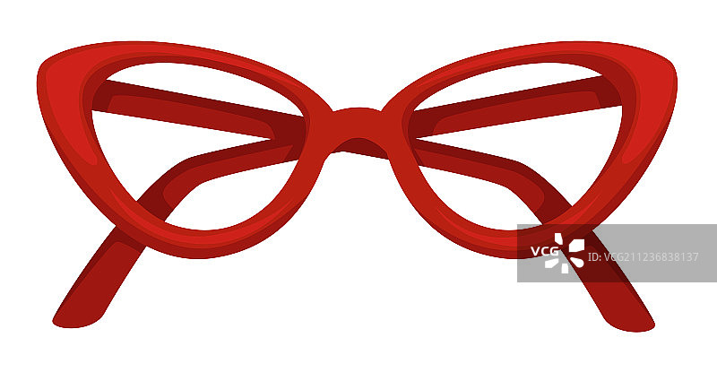 50年代猫眼眼镜图片素材