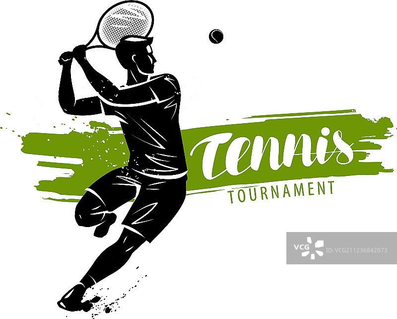 网球banner运动概念图片素材