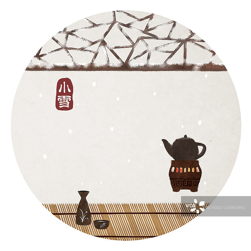 小雪节气图片素材