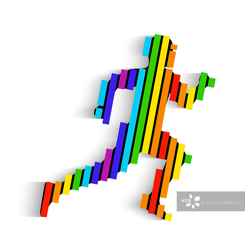 奔跑的男人图片素材