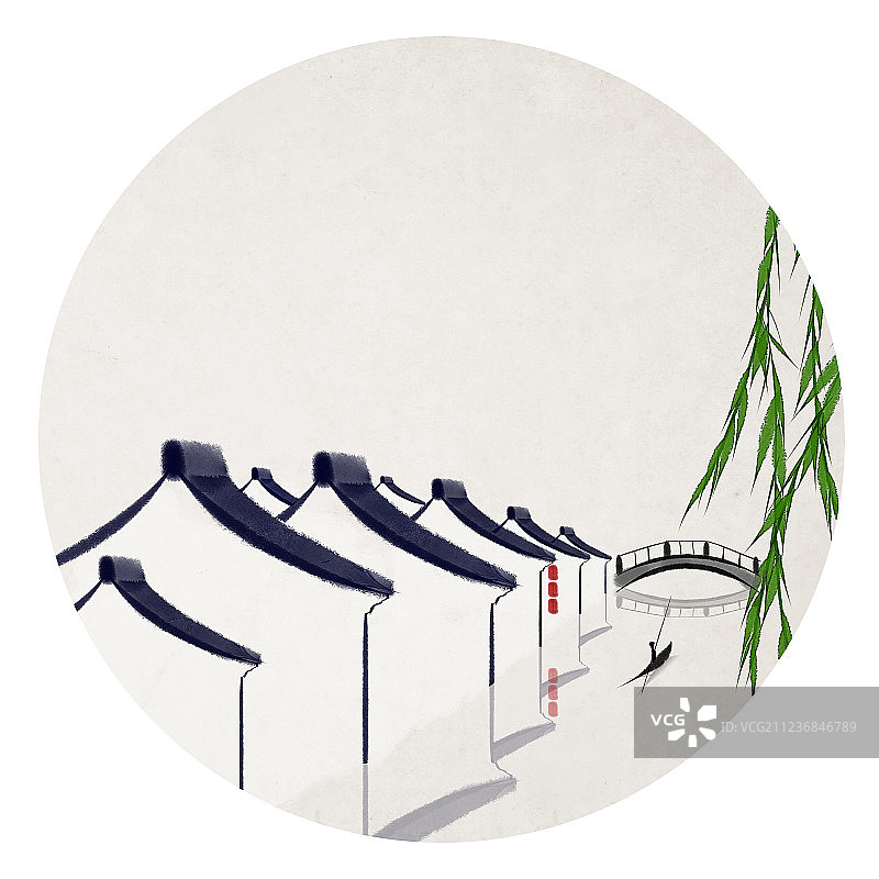 江南水乡图片素材