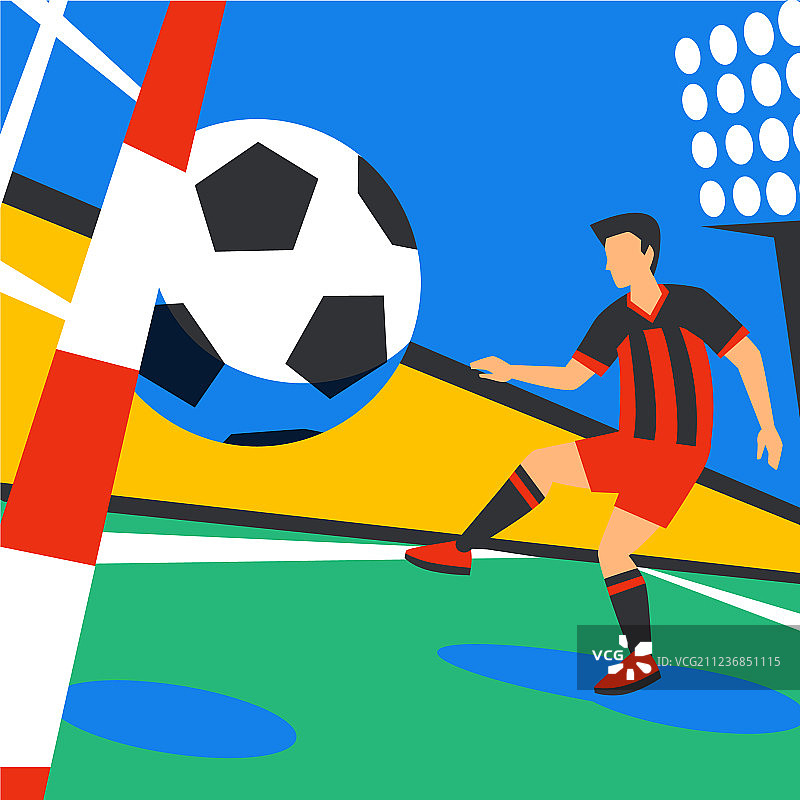 持球足球运动员图片素材