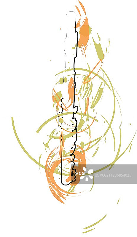 抽象长笛图片素材