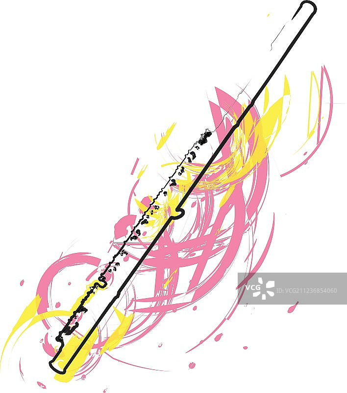 抽象长笛图片素材