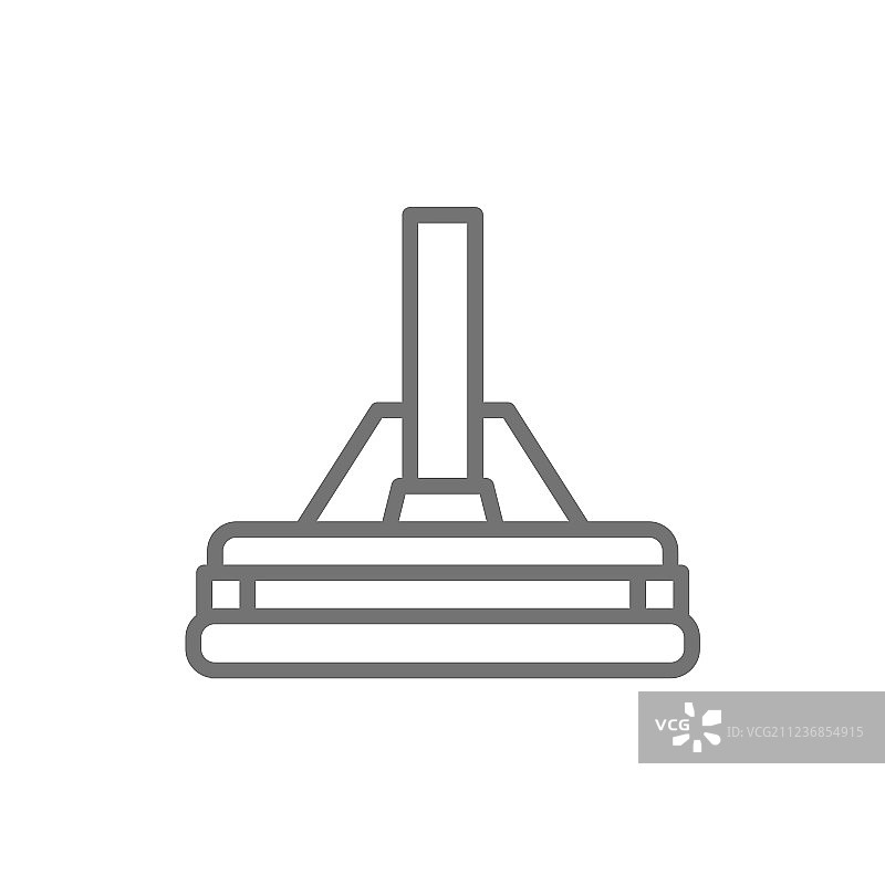 拖把专业清洁擦拭线性图标图片素材