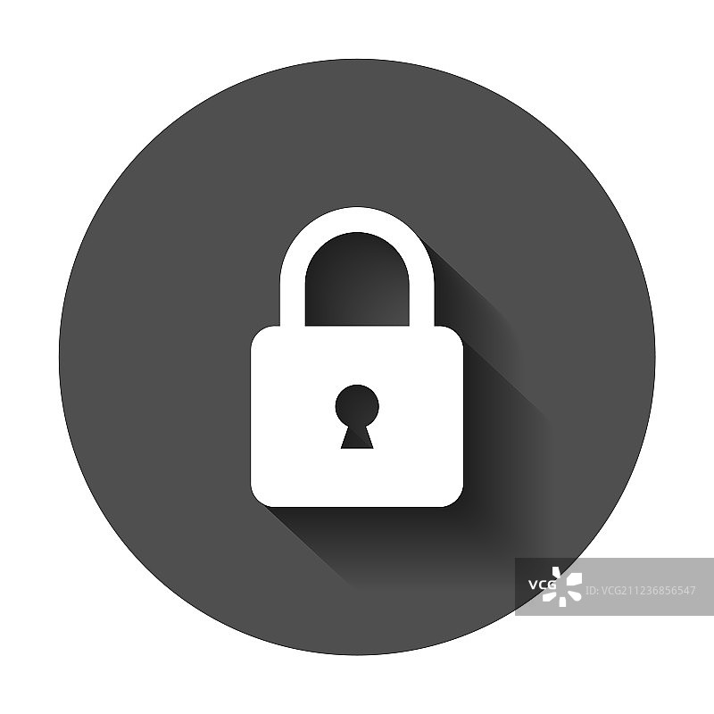 锁具标志图标挂锁储物柜商业概念图片素材