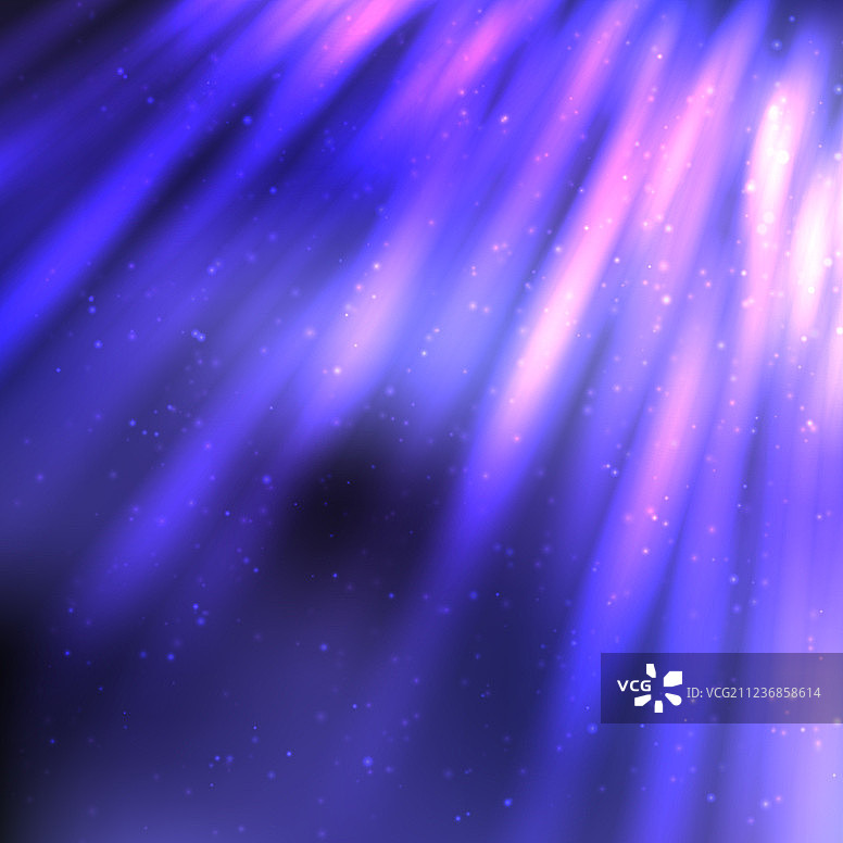 模糊背景上的闪光火焰线条图片素材