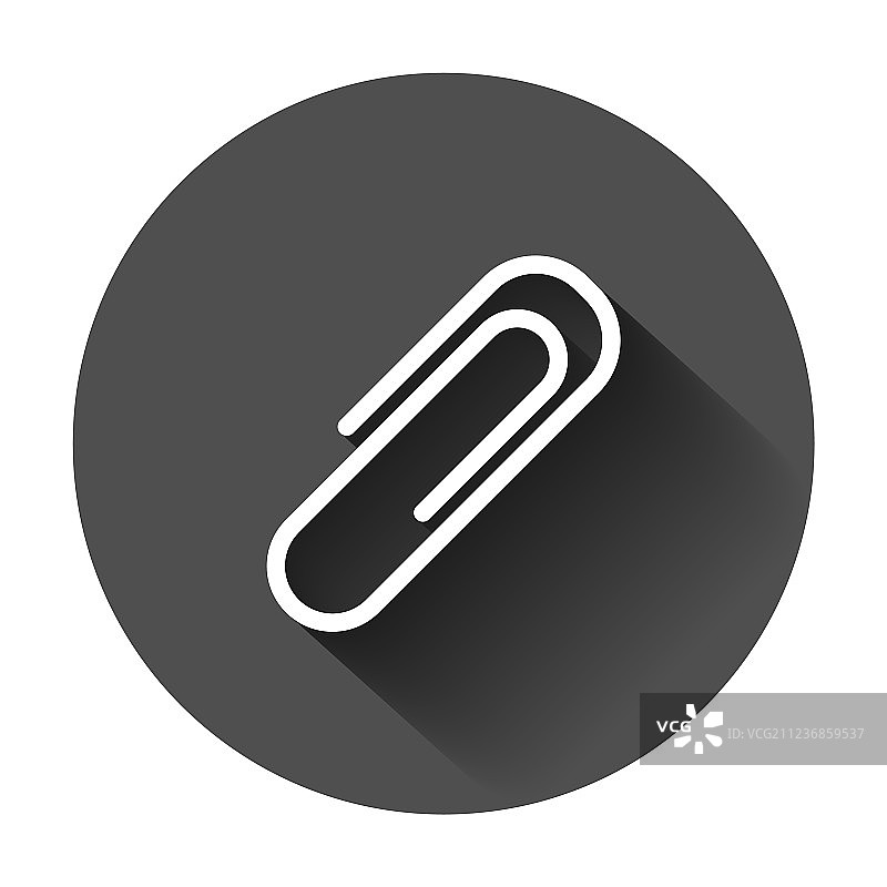 长尾回形针附件图标图片素材