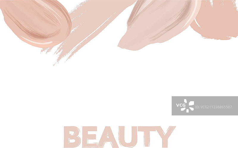 化妆粉底液边框图片素材