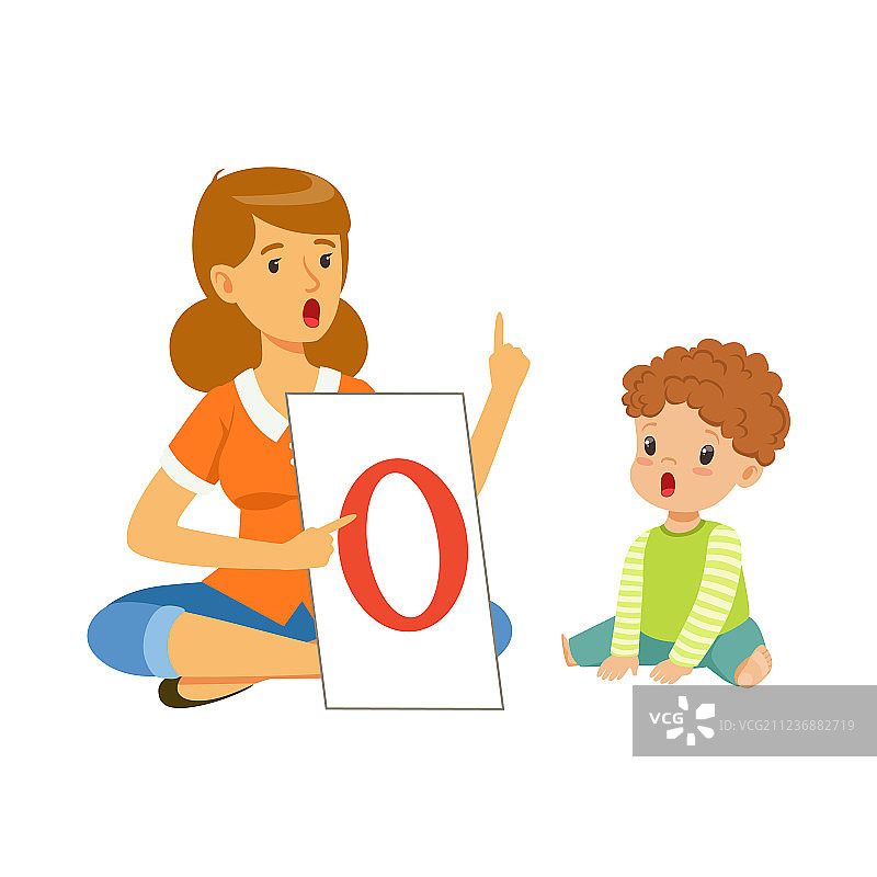 语音治疗师进行清晰的体操图片素材