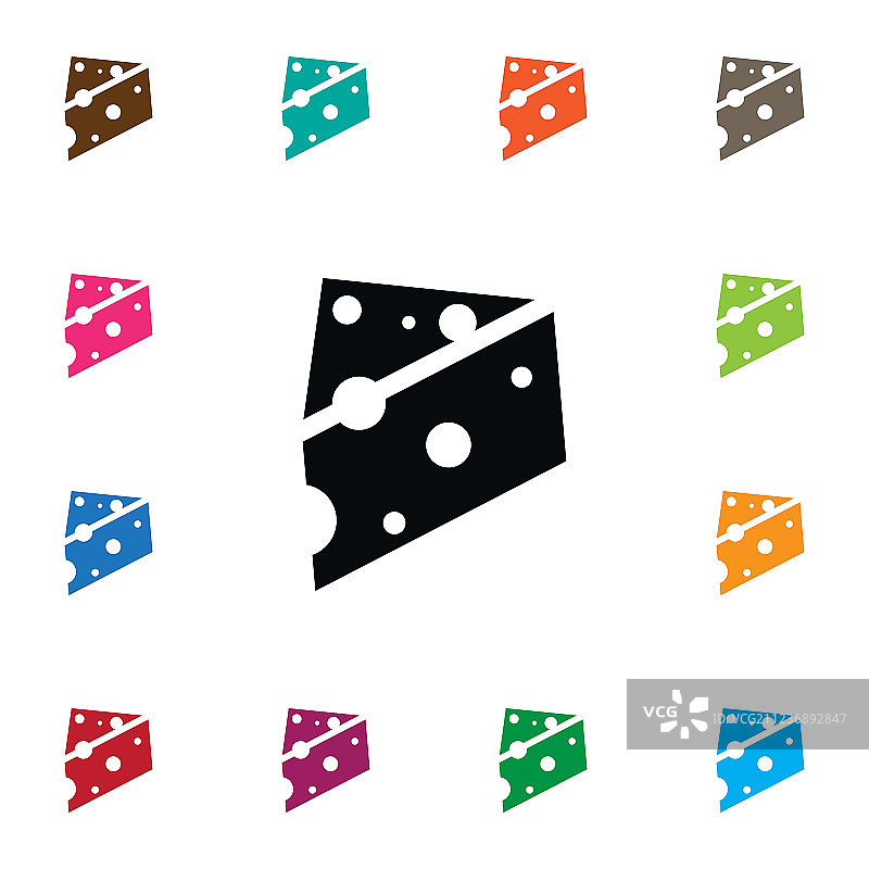 熟食店多孔元素图标图片素材