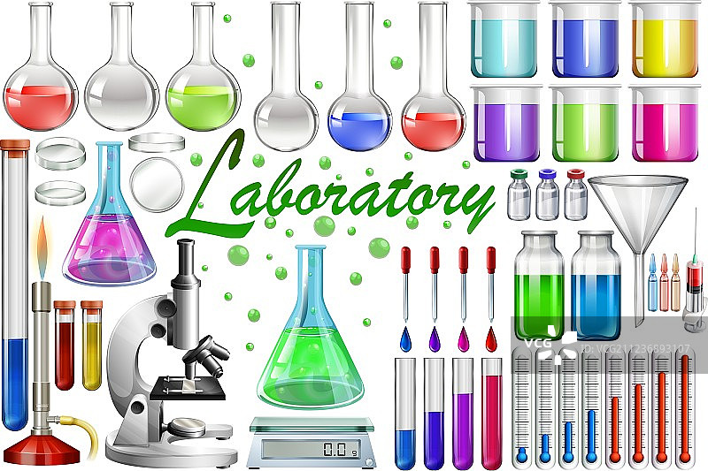 实验室工具和设备图片素材