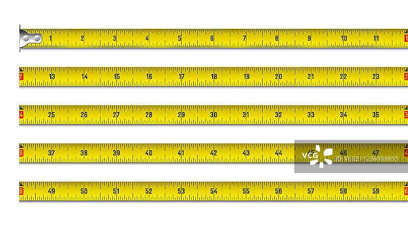 英寸卷尺图片素材