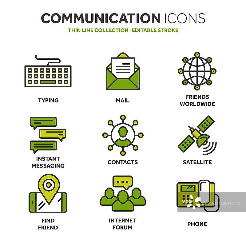 通信社交媒体在线聊天图片素材