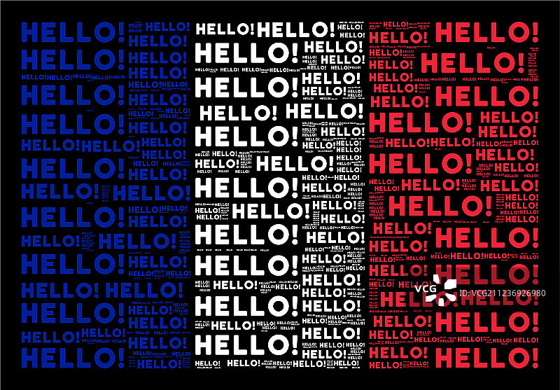 法国国旗与文本元素马赛克图片素材