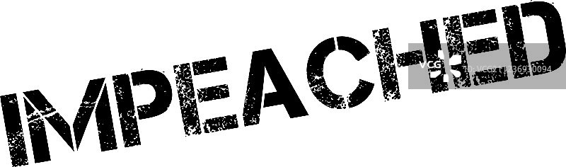 弹劾橡胶印章图片素材