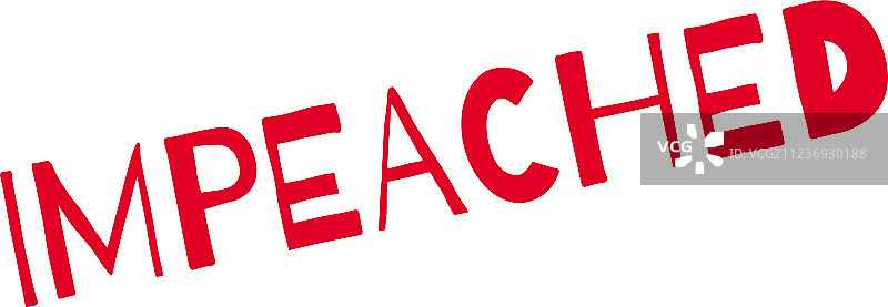 弹劾橡胶印章图片素材