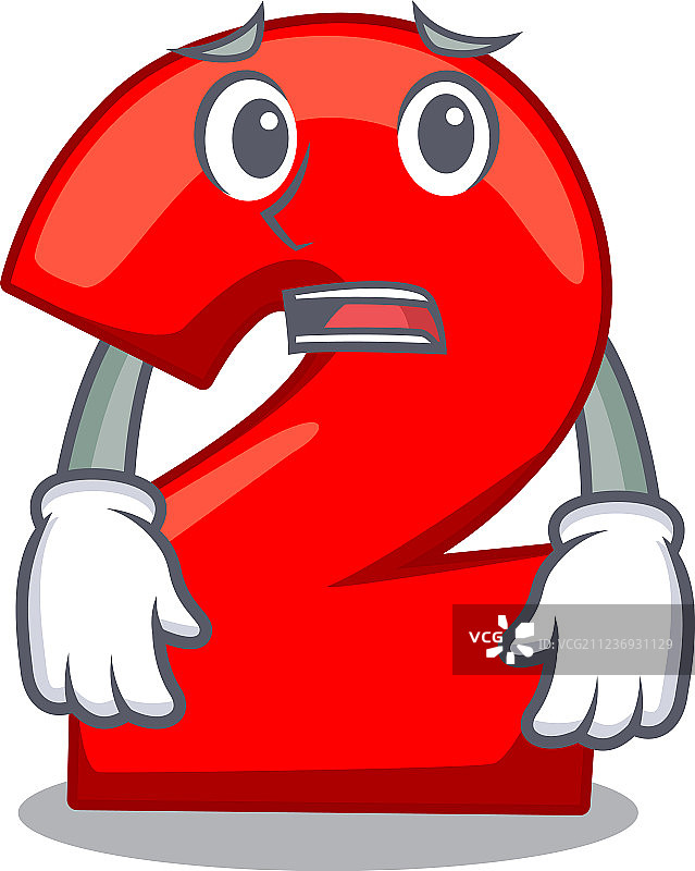 生日蛋糕卡通，配有蜡烛数字2图片素材