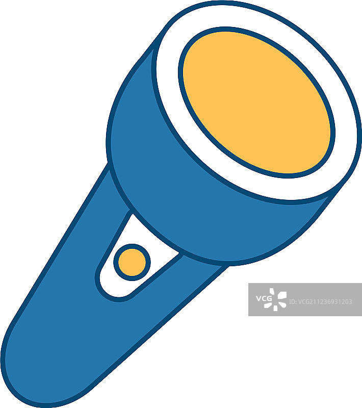 手电筒独立符号图片素材