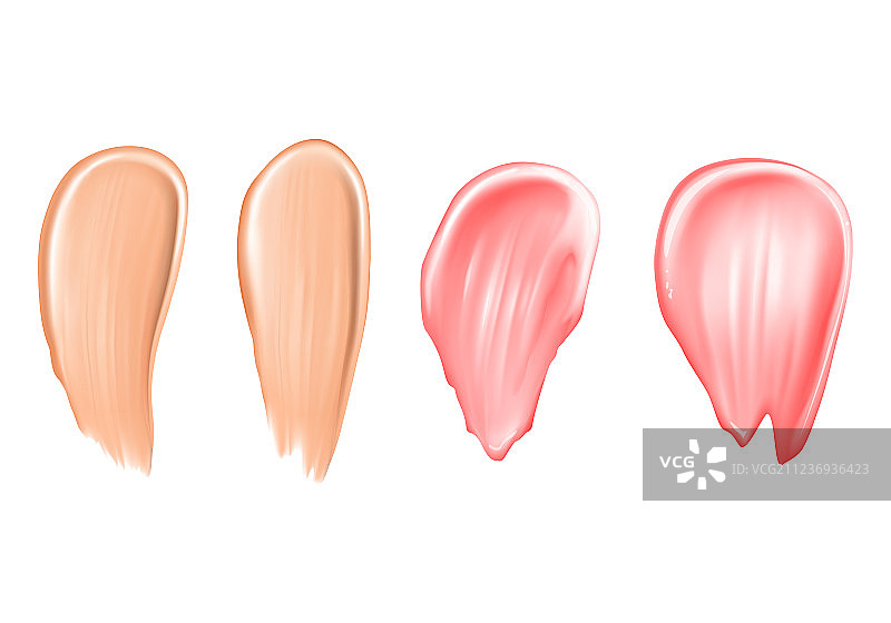 唇膏笔触或污迹图片素材