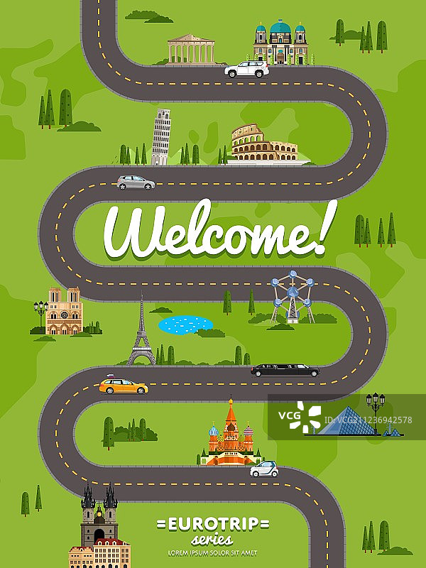 欢迎来到欧洲海报与著名景点图片素材